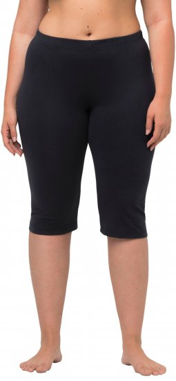 Ulla Popken Stretch Knit Bike Shorts Blue - Džíny & Kalhoty ve Velkých Velikostech – Plus Size - 