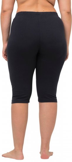 Ulla Popken Stretch Knit Bike Shorts Blue - Džíny & Kalhoty ve Velkých Velikostech – Plus Size - 