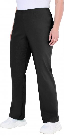 Ulla Popken Classic Stretch Bengaline Comfort Pants Black - Džíny & Kalhoty ve Velkých Velikostech – Plus Size - 