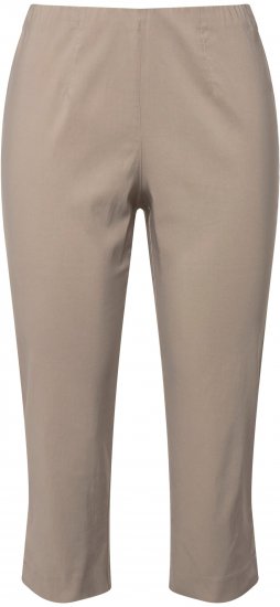 Ulla Popken Stretch Basic Bengaline Capri Pants Orange - Džíny & Kalhoty ve Velkých Velikostech – Plus Size - 