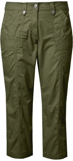 Ulla Popken Roll Tab Hem Stretch Cargo Pants Green - Džíny & Kalhoty ve Velkých Velikostech – Plus Size - 