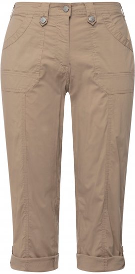 Ulla Popken Roll Tab Hem Stretch Cargo Pants Orange - Džíny & Kalhoty ve Velkých Velikostech – Plus Size - 