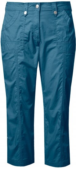 Ulla Popken Roll Tab Hem Stretch Cargo Pants Blue - Džíny & Kalhoty ve Velkých Velikostech – Plus Size - 