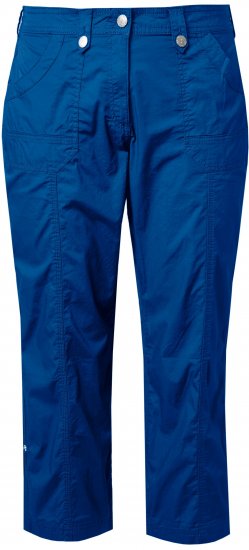 Ulla Popken Roll Tab Hem Stretch Cargo Pants Blue - Džíny & Kalhoty ve Velkých Velikostech – Plus Size - 