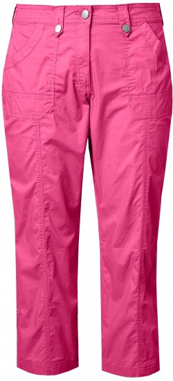 Ulla Popken Roll Tab Hem Stretch Cargo Pants Pink - Džíny & Kalhoty ve Velkých Velikostech – Plus Size - 