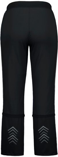 Ulla Popken Zip Off Reflective Detail Funtional Powerstretch Pants Black - Džíny & Kalhoty ve Velkých Velikostech – Plus Size - 