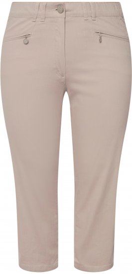 Ulla Popken Mony Stretch Capri Pants Orange - Džíny & Kalhoty ve Velkých Velikostech – Plus Size - 