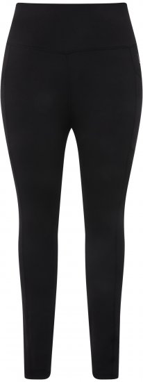 Ulla Popken High Waist Quick Dry Recycled Stretch Leggings Black - Džíny & Kalhoty ve Velkých Velikostech – Plus Size - 