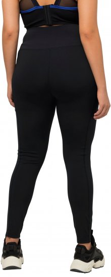 Ulla Popken High Waist Quick Dry Recycled Stretch Leggings Black - Džíny & Kalhoty ve Velkých Velikostech – Plus Size - 
