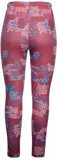 Ulla Popken Graphic Print Recycled Polyester Quick Dry Stretch Leggings Red - Džíny & Kalhoty ve Velkých Velikostech – Plus Size - 
