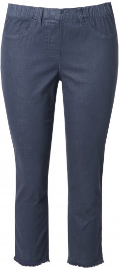 Ulla Popken Stretch Blend Bengaline Pants Navy - Džíny & Kalhoty ve Velkých Velikostech – Plus Size - 