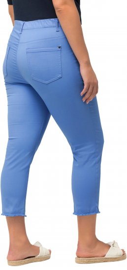 Ulla Popken Stretch Blend Bengaline Pants Blue - Džíny & Kalhoty ve Velkých Velikostech – Plus Size - 