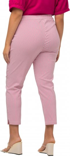 Ulla Popken Stretch Blend Bengaline Pants Pale Lilac - Džíny & Kalhoty ve Velkých Velikostech – Plus Size - 