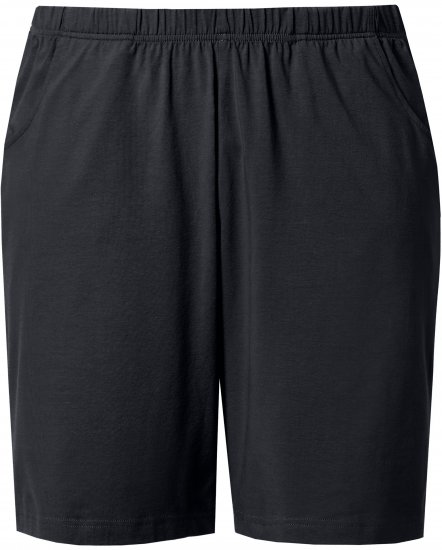 Ulla Popken Stretch Knit Bermuda Shorts Black - Džíny & Kalhoty ve Velkých Velikostech – Plus Size - 