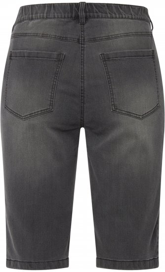 Ulla Popken Basic Denim Mandy Bermuda Shorts Denim Blue - Džíny & Kalhoty ve Velkých Velikostech – Plus Size - 