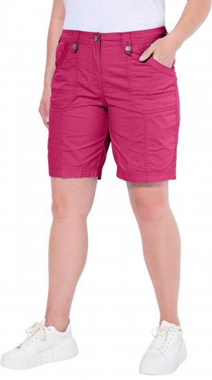 Ulla Popken Cargo Bermuda Shorts Pale Lilac - Džíny & Kalhoty ve Velkých Velikostech – Plus Size - 