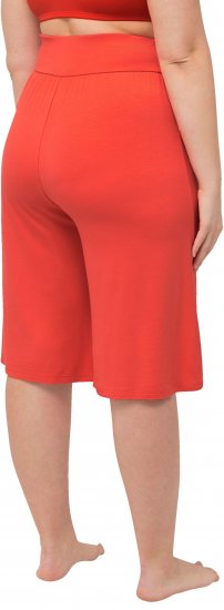 Ulla Popken Wide Leg Flared Bermuda Shorts - Džíny & Kalhoty ve Velkých Velikostech – Plus Size - 