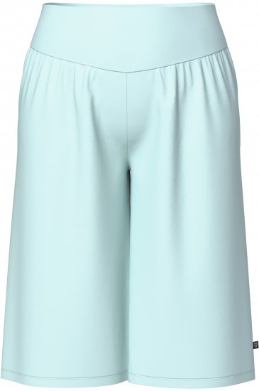 Ulla Popken Wide Leg Flared Bermuda Shorts Blue - Džíny & Kalhoty ve Velkých Velikostech – Plus Size - 