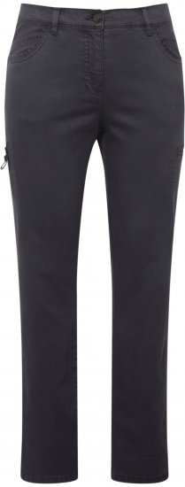 Ulla Popken Stretch Fit 6 Pocket Cargo Pants Black - Džíny & Kalhoty ve Velkých Velikostech – Plus Size - 