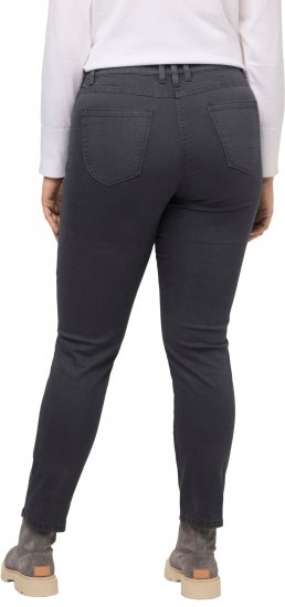 Ulla Popken Stretch Fit 6 Pocket Cargo Pants Black - Džíny & Kalhoty ve Velkých Velikostech – Plus Size - 