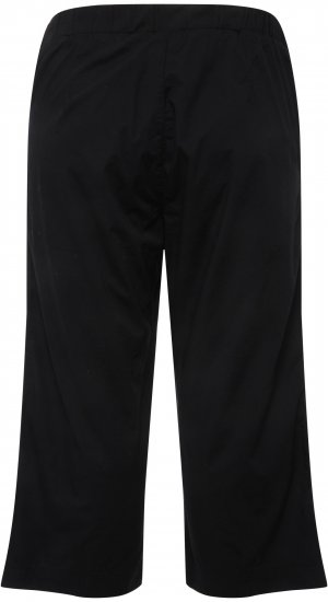 Ulla Popken Cropped Ruby Fit Pants Black - Džíny & Kalhoty ve Velkých Velikostech – Plus Size - 