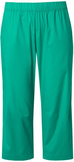 Ulla Popken Cropped Ruby Fit Pants Emerald Green - Džíny & Kalhoty ve Velkých Velikostech – Plus Size - 