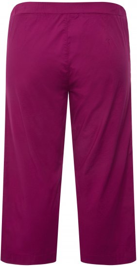 Ulla Popken Cropped Ruby Fit Pants Magnolia Red - Džíny & Kalhoty ve Velkých Velikostech – Plus Size - 