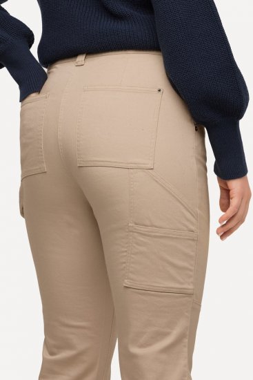 Ulla Popken Bootcut Carpenter Jeans Dark Putty - Ulla Popken - Ulla Popken plus size oblečení