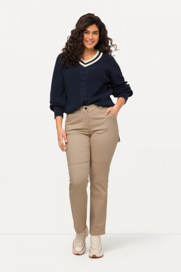 Ulla Popken Bootcut Carpenter Jeans Dark Putty - Ulla Popken - Ulla Popken plus size oblečení