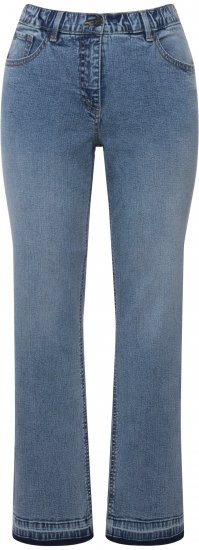 Ulla Popken Wide Leg Stretch Fit Mandy Jeans Light Blue Denim - Džíny & Kalhoty ve Velkých Velikostech – Plus Size - 