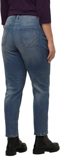 Ulla Popken Thermal Mom Jeans Blue Denim - Džíny & Kalhoty ve Velkých Velikostech – Plus Size - 