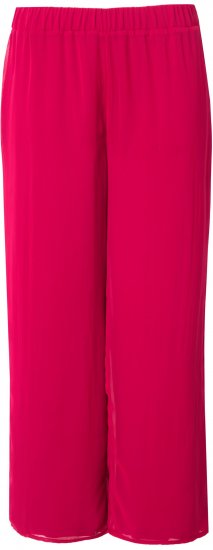 Ulla Popken Layered Chiffon Wide Leg Pants - Džíny & Kalhoty ve Velkých Velikostech – Plus Size - 