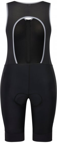 Ulla Popken Padded Cycling Zip Front Bodysuit Black - Džíny & Kalhoty ve Velkých Velikostech – Plus Size - 