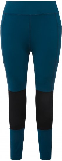 Ulla Popken High Waisted Hiking Leggings Blue - Džíny & Kalhoty ve Velkých Velikostech – Plus Size - 