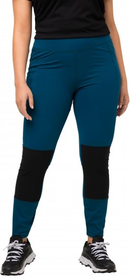 Ulla Popken High Waisted Hiking Leggings Blue - Džíny & Kalhoty ve Velkých Velikostech – Plus Size - 