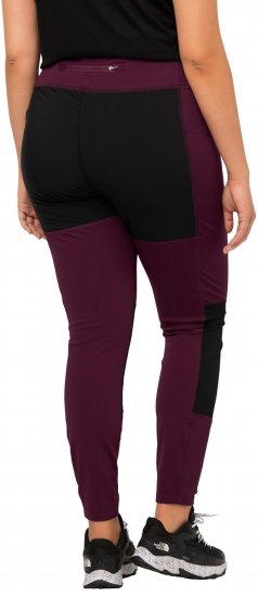 Ulla Popken High Waisted Hiking Leggings Purple - Džíny & Kalhoty ve Velkých Velikostech – Plus Size - 