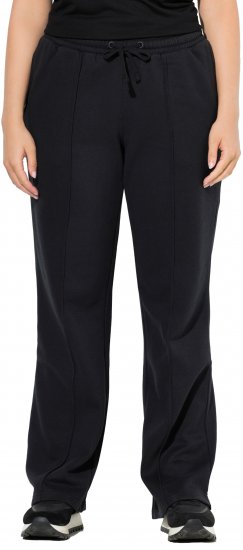 Ulla Popken Track Pants Black - Džíny & Kalhoty ve Velkých Velikostech – Plus Size - 