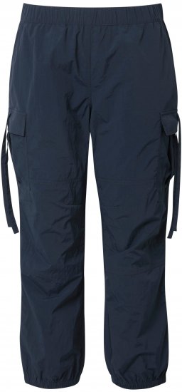 Ulla Popken Elastic Waist Cargo Pants Navy - Džíny & Kalhoty ve Velkých Velikostech – Plus Size - 