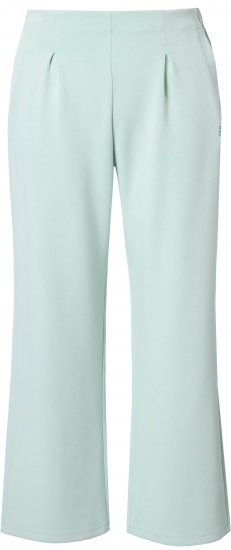 Ulla Popken Box Pleat Stretch Fit Yoga Pants Light Blue - Džíny & Kalhoty ve Velkých Velikostech – Plus Size - 