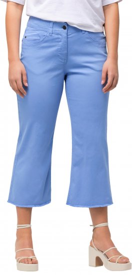 Ulla Popken Mary Crop Jeans Cloud Blue - Džíny & Kalhoty ve Velkých Velikostech – Plus Size - 