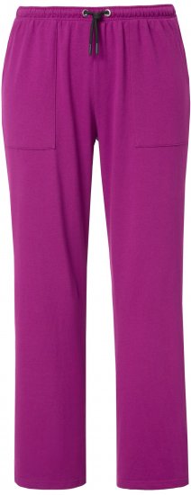 Ulla Popken Straight Leg Joggers Purple - Džíny & Kalhoty ve Velkých Velikostech – Plus Size - 