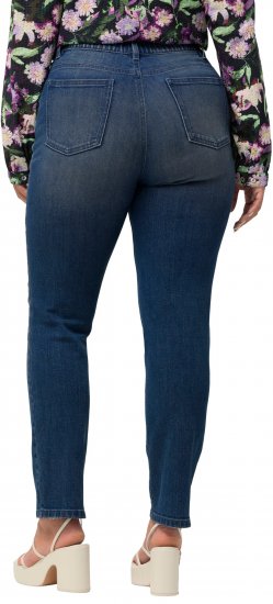 Ulla Popken Sammy Destroy 5 Pocket Jeans Blue Denim - Džíny & Kalhoty ve Velkých Velikostech – Plus Size - 