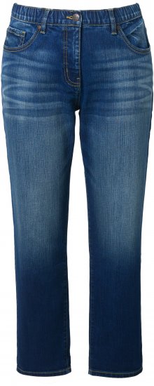 Ulla Popken Boyfriend Jeans Blue Denim - Džíny & Kalhoty ve Velkých Velikostech – Plus Size - 
