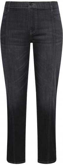 Ulla Popken Decorative Seam Boyfriend Jeans Dark Teal - Džíny & Kalhoty ve Velkých Velikostech – Plus Size - 