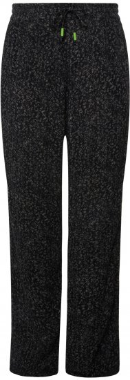 Ulla Popken Speckled Crepe Pull On Pants Black - Džíny & Kalhoty ve Velkých Velikostech – Plus Size - 