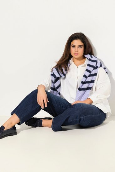 Ulla Popken Bootcut Stretch Fit Jeans Blue - Ulla Popken - Ulla Popken plus size oblečení