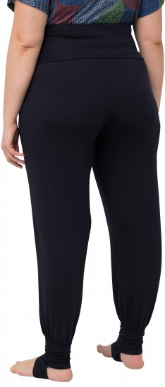 Ulla Popken Stirrup Yoga Pants Navy - Džíny & Kalhoty ve Velkých Velikostech – Plus Size - 