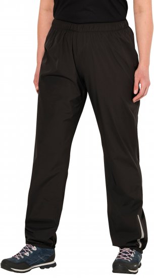 Ulla Popken Rain Pants Black - Džíny & Kalhoty ve Velkých Velikostech – Plus Size - 