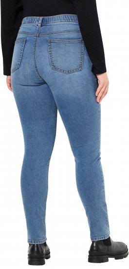 Ulla Popken Stretch Fit Slim Leg Jeans Blue - Džíny & Kalhoty ve Velkých Velikostech – Plus Size - 