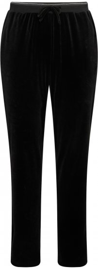 Ulla Popken Velvet Leggings Black - Džíny & Kalhoty ve Velkých Velikostech – Plus Size - 